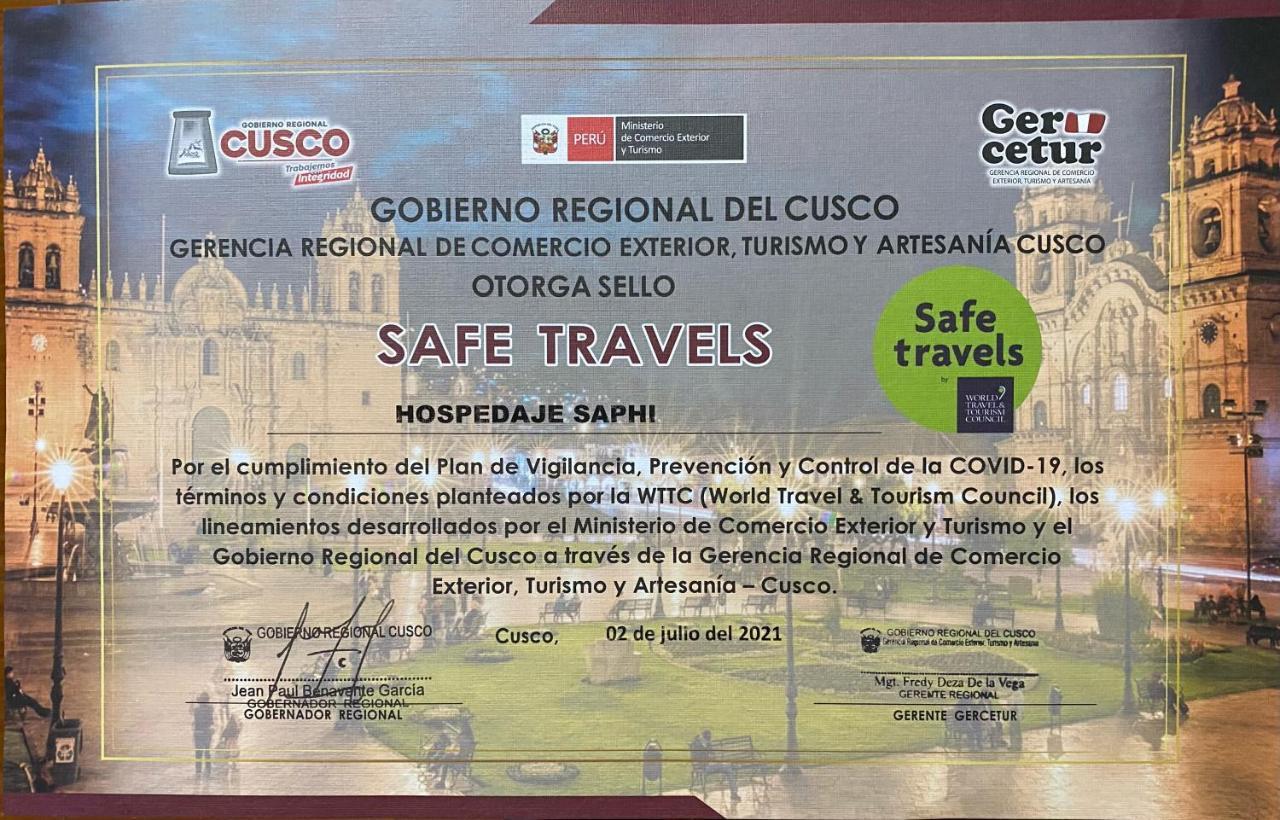 Saphi Inn Cusco - Excelente Ubicacion Exteriér fotografie